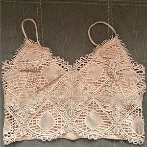 Boho Lace Crop Top